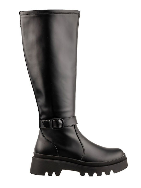 Mexx Synthetic Leather Women's Boots with Zippe...