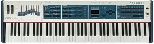 Dexibell Elektrisch Bühne Klavier Vivo S10L und Anschluss an Kopfhörer und Computer Weiß