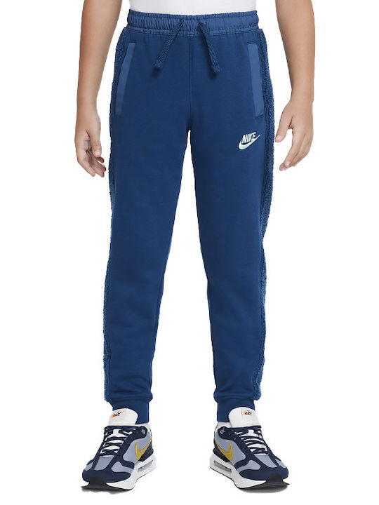 Nike Παιδικό Παντελόνι Φόρμας Μπλε Sportswear Club