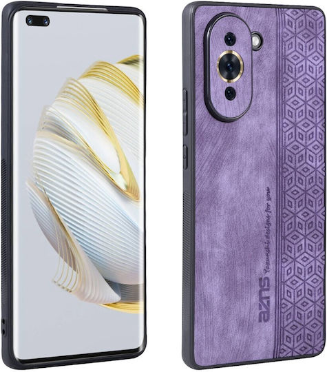 AZNS Back Cover Δερματίνης Μωβ (Huawei Nova 10 Pro)