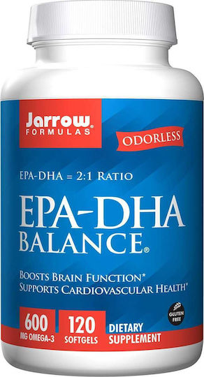 Jarrow Formulas EPA-DHA Balance Рибено масло 1000мг 120 софтджел