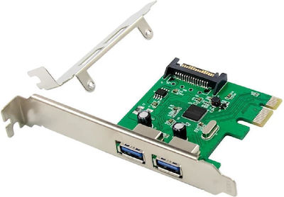 Powertech Card de control PCIe cu 2 porturi USB 3.0