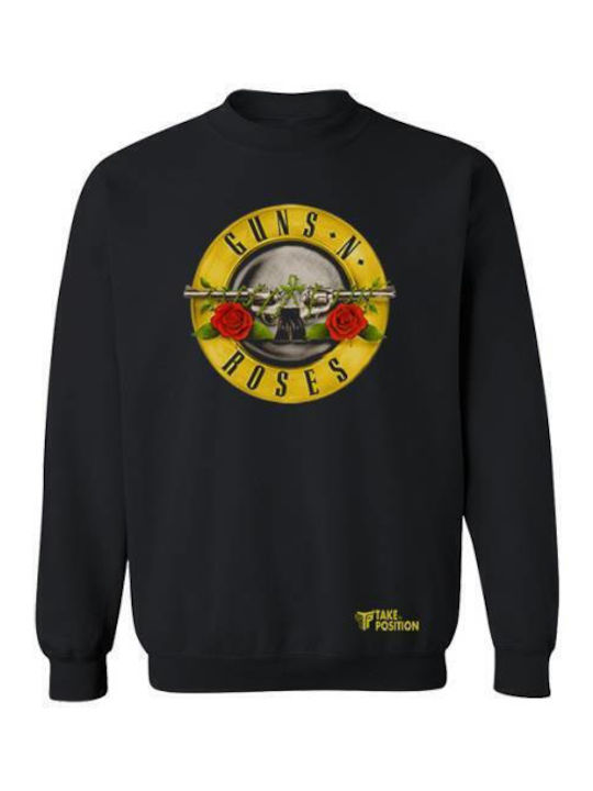Takeposition Damen Sweatshirt Guns N' Roses Schwarz