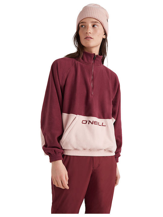 O'neill Women's Fleece Sweatshirt Burgundy