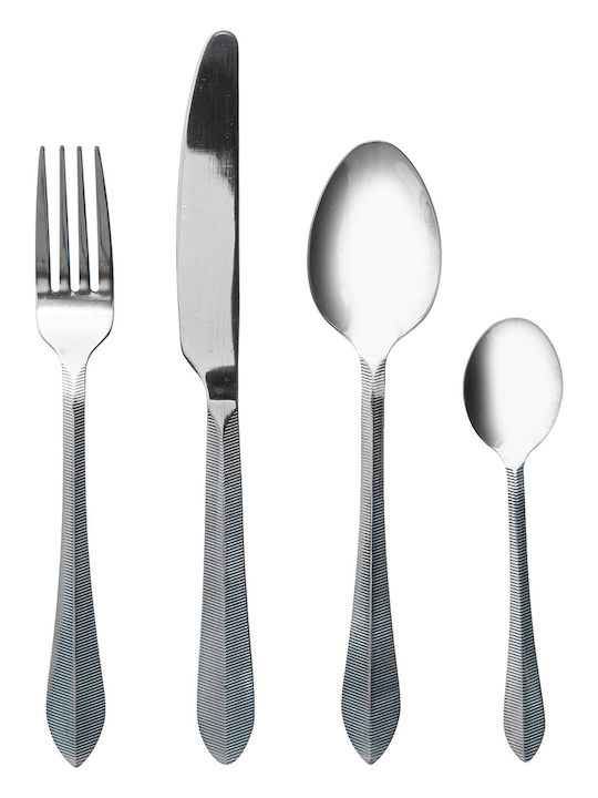 Carya Set de Tacâmuri Inoxidabil Argintiu 24buc