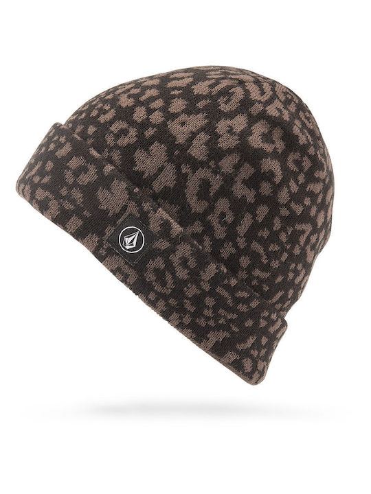 Full Stone Beanie Frauen Beanie Gestrickt Leopard