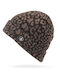 Full Stone Beanie Frauen Beanie Gestrickt Leopard