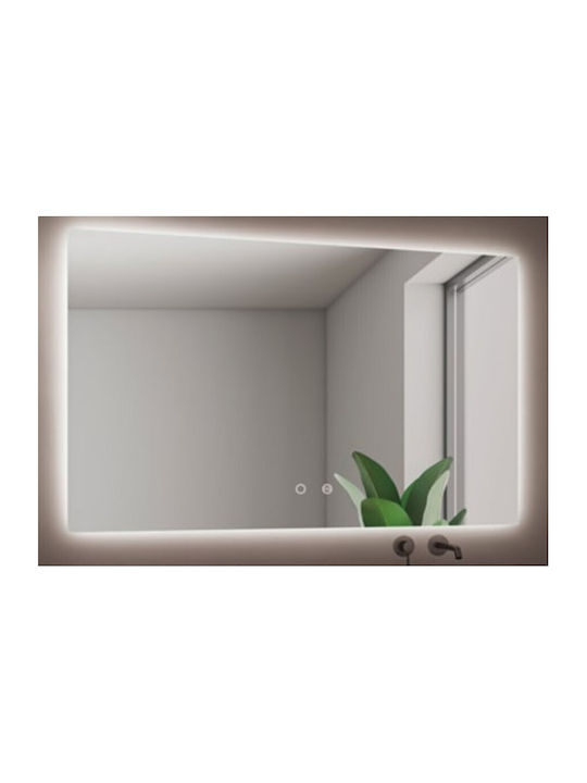 Imex Italia Rectangular Bathroom Mirror Led Touch 60x80cm