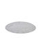 BigBuy Placemats Rotund Plastic Argintiu 38cm 1buc