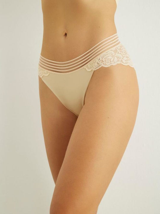 Norddiva Lingerie Chiara Femeie Slip cu Dantelă...