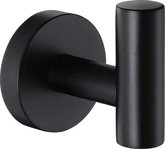 Interflex BA-54945 Άγκιστρο Μπάνιου Μονό Μαύρο