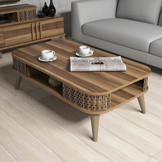 Central Coffee Table Pavia Brown