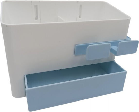 Raft Montat Pe Perete De Baie Din Plastic 22x10x15cm Albă