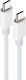 Maxlife USB 2.0 Cable USB-C Male - USB-C 60W White 2m