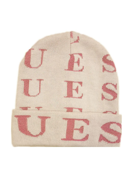 Guess Kids Beanie Knitted Beige