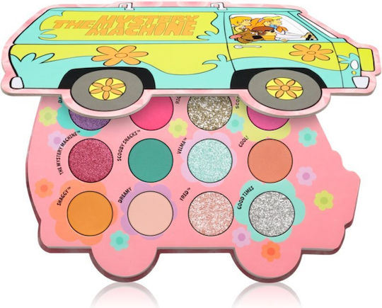 Mad Beauty Scooby Doo Paletă Cu Fard De Pleoape În Formă Pudră Presată