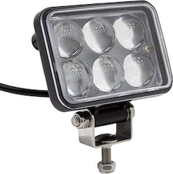 Autoline Ορθογώνιος Προβολέας Αυτοκινήτου LED Universal 10 - 30V 18W με Λευκό Φωτισμό 1τμχ