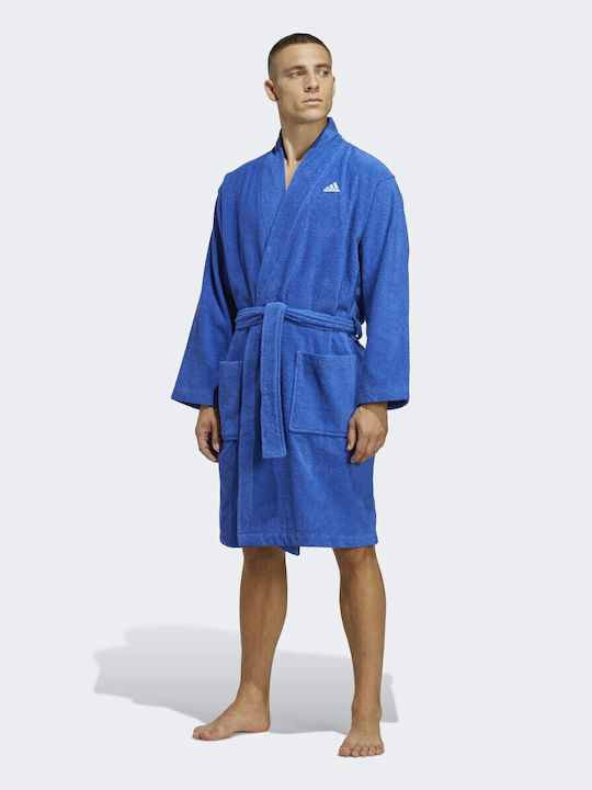 adidas HS2061 Schwimm-Bademantel Blau