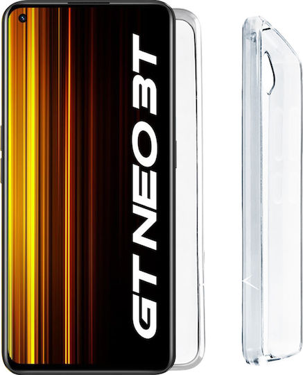Volte-Tel Slimcolor Air Задна корица Силикон Прозрачен (Realme GT Neo 3T 5G)