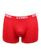 Uomo Herren Boxershorts Rot 1Packung