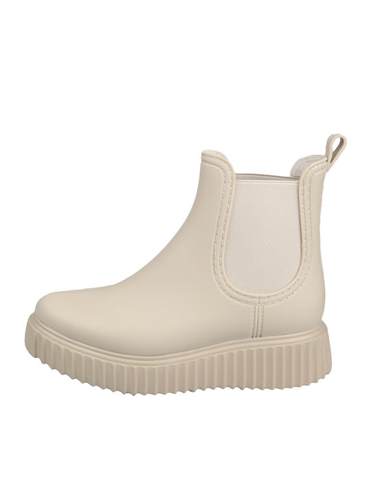 Envie Shoes Women's Short Wellies Beige