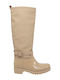 Damen Gummistiefel Beige