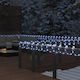 Christmas Light Tube Cold White 220V 120 Light Bulbs 5m IP44