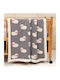 Liolios Home Κουβέρτα Κούνιας Sheep Γκρι 100x120εκ.