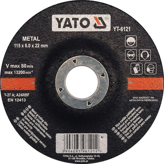 Yato Δίσκος Λείανσης Μετάλλου 230mm
