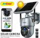 Andowl IP Surveillance Camera Wi-Fi 1080p Full HD Waterproof Battery with Two-Way Communication Silver