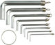 Vorel Σετ 10 Κλειδιά Allen σε Σχήμα L 1.5-10mm