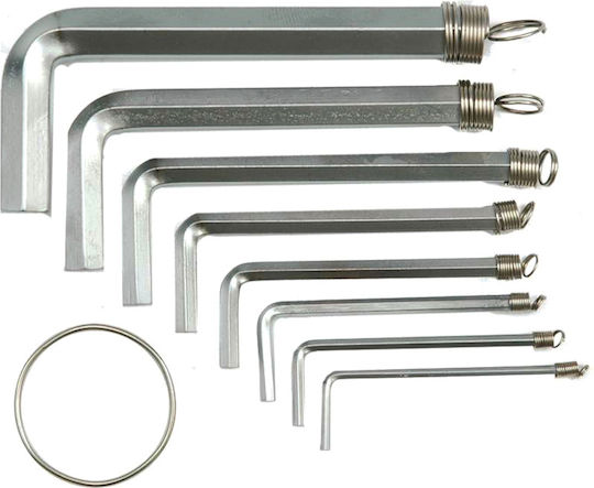 Vorel Σετ 10 Κλειδιά Allen σε Σχήμα L 1.5-10mm