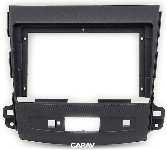 DIN Fascia Panels 2 Din Compatible with Screen 9" for Citroen C-Crosser Mitsubishi Outlander Peugeot 4007