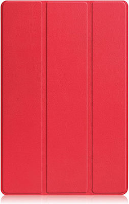 Tri-fold Flip Cover Piele artificială Roșu (Lenovo Tab M10 Plus 10.6" Generația a 3-a) Len-35263