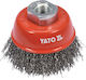 Yato YT-47658 Wire Brush Bell 65mm with M14 thread Set of 10pcs