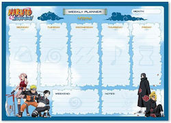 Grupo Erik Εβδομαδιαίο Planner Naruto Anime Collection Μπλε 21x29cm