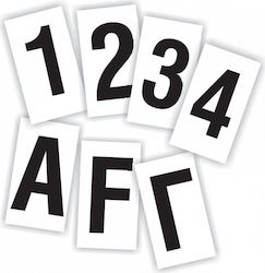 3M Boat Alphanumeric Sticker Letter F 5cm Black