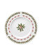 Cryspo Trio Noel Christmas Platter Porcelain White D27cm.