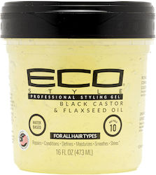 Ecostyle Black Castor & Flaxseed Oil Hair Gel 473ml