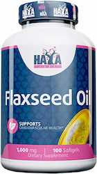 Haya Labs Flax Seed Oil 1000mg 100 μαλακές κάψουλες