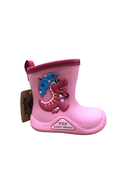 Slip-on pentru fată Dinosaur 1908 Pink