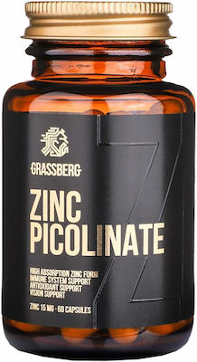 Grassberg Zinc Picolinate 60 κάψουλες