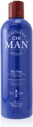 CHI Man The One 3 în 1 Sampon de Par pentru Toate Tipurile de Păr 355ml