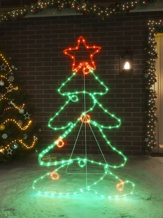 Beleuchtet Weihnachtsdekoration Baum Lichtschlauch 88cm Für den Außenbereich Elektrisch