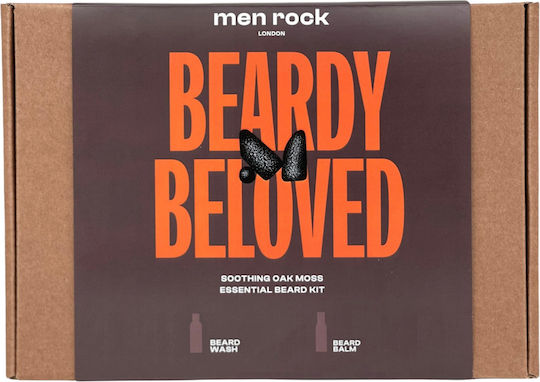 Men Rock Beardy Beloved cu Balsam de spălare a bărbii 100ml & Ulei 30ml