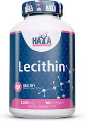 Haya Labs Lecithin 1200mg 100 μαλακές κάψουλες