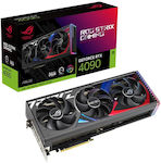 Asus GeForce RTX 4090 24GB GDDR6X ROG Strix Κάρτα Γραφικών PCI-E x16 4.0 με 2 HDMI και 3 DisplayPort