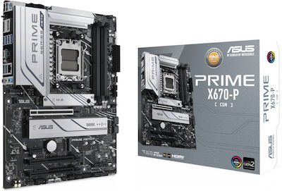 Asus Prime X670-P-CSM Motherboard ATX με AMD AM5 Socket