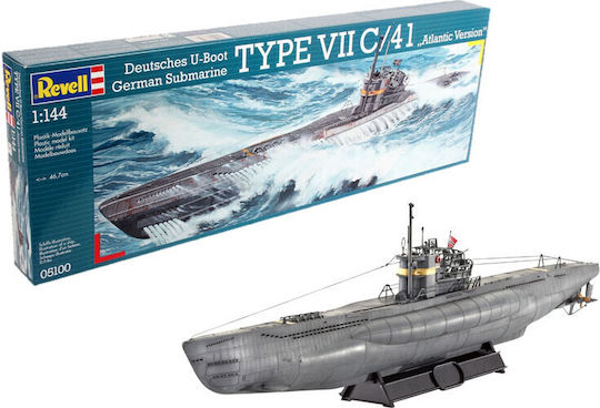 Revell Type VII C/41 Φιγούρα Μοντελισμού Υποβρύχιο Γκρι 107 Κομματιών σε Κλίμακα 1:144 46.7εκ.