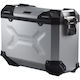 SW-Motech Aluminium Motorcycle Hard Side Case Right Trax ADV 37lt in Silver Colour